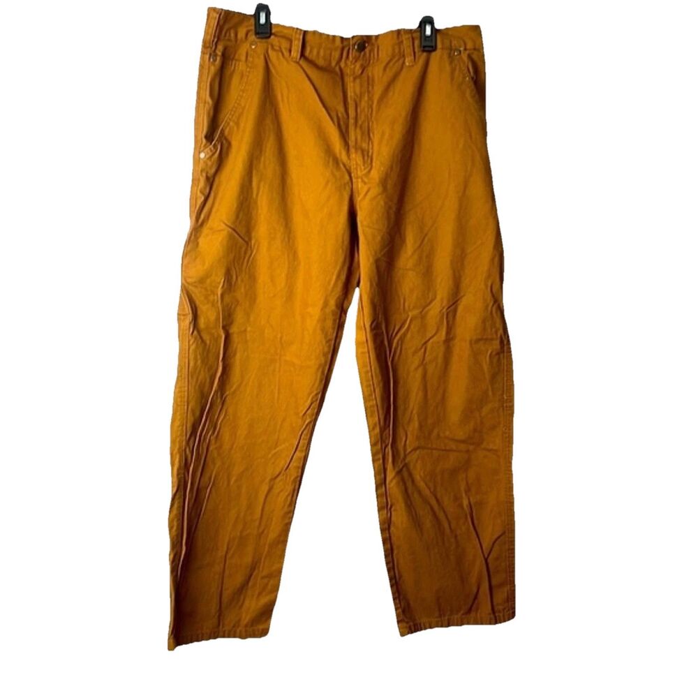 Work Jeans Tan Stanley Durable Tan Pants Size 38x32 FAST Shipping